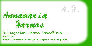 annamaria harmos business card